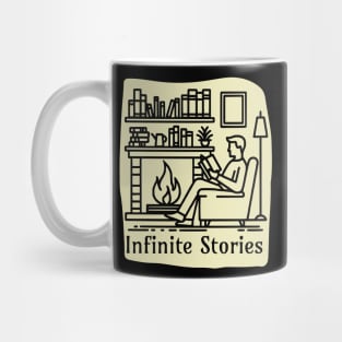 Infinite Stories so read lots of books Mug